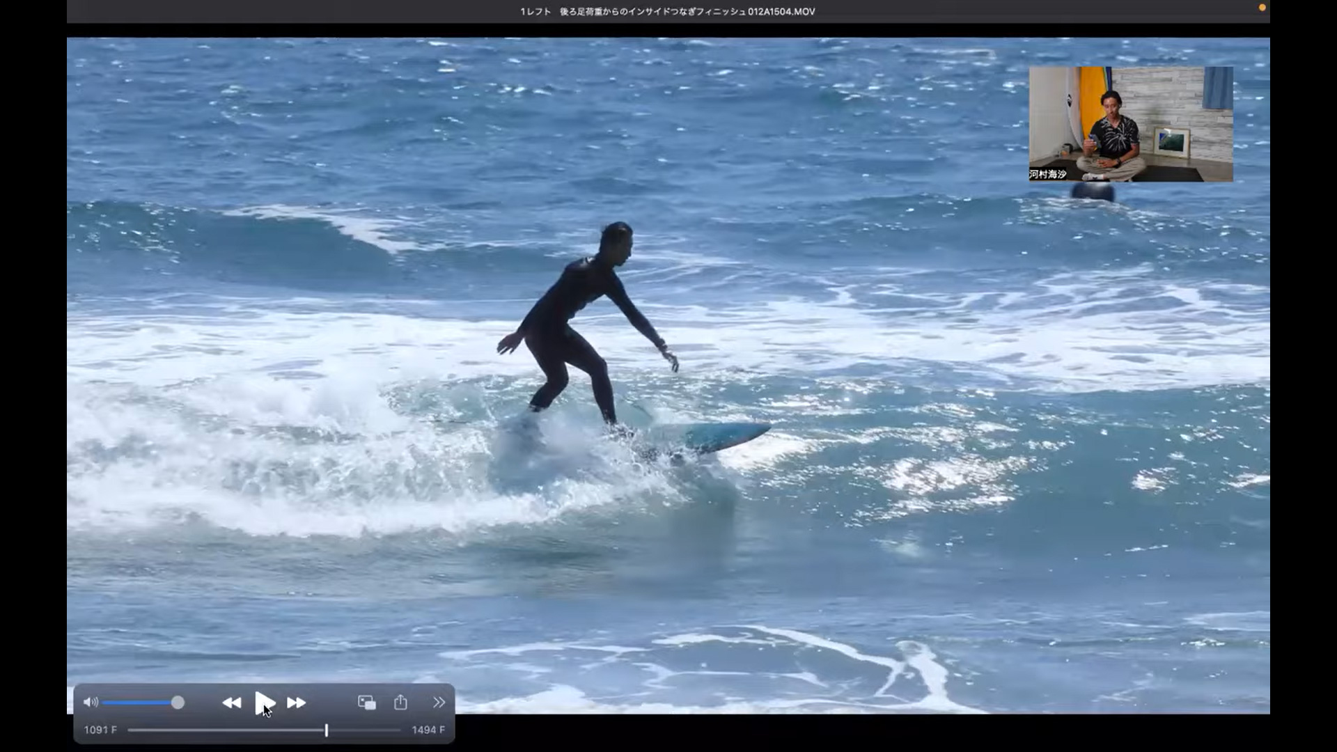 河村カイサSOS#9前足荷重、後ろ足荷重