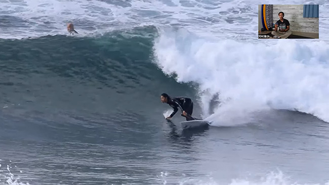 河村カイサSOS#10フロントサイドボトムターン