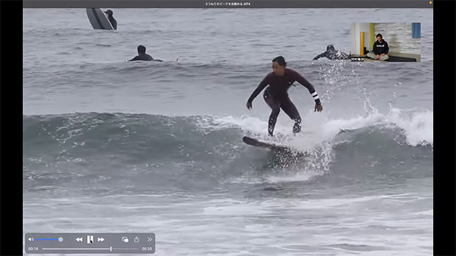 河村カイサSOS#23たるい波のテイクオフ