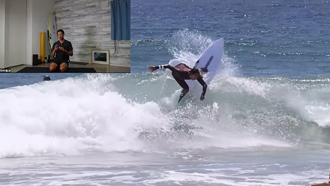 河村カイサSOS#39B/Sテイクオフからターン